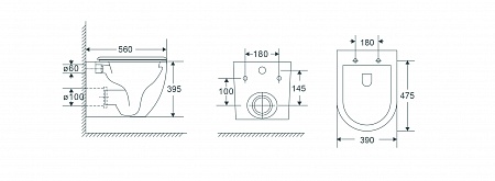 Подвесной унитаз безободковый Terminus Енисей Монолит 560х390 белый Дзержинск - фото 8 Подвесной унитаз безободковый Terminus Енисей Монолит 560х390 белый Дзержинск - фото 8