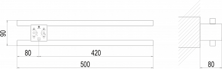 Полка Электро П2 ПРОФ 500х90 NEW Дзержинск - фото 4