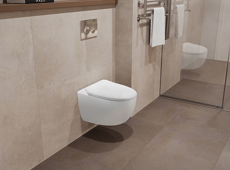 Подвесной унитаз безободковый Terminus Енисей Монолит 560х390 белый Дзержинск - фото 1 Подвесной унитаз безободковый Terminus Енисей Монолит 560х390 белый Дзержинск - фото 1